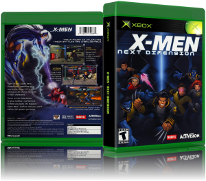 X-Men - Next Dimension (USA)3D Boxes Back Front